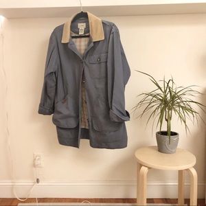 Vintage cornflower blue L. L. Bean barn coat